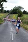 Soon after the start of the Tynedale 10k Road Race.